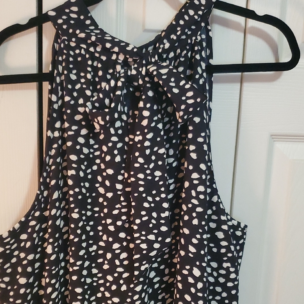 šChic Soul Black and White Midiā Dress - Picture 4 of 4